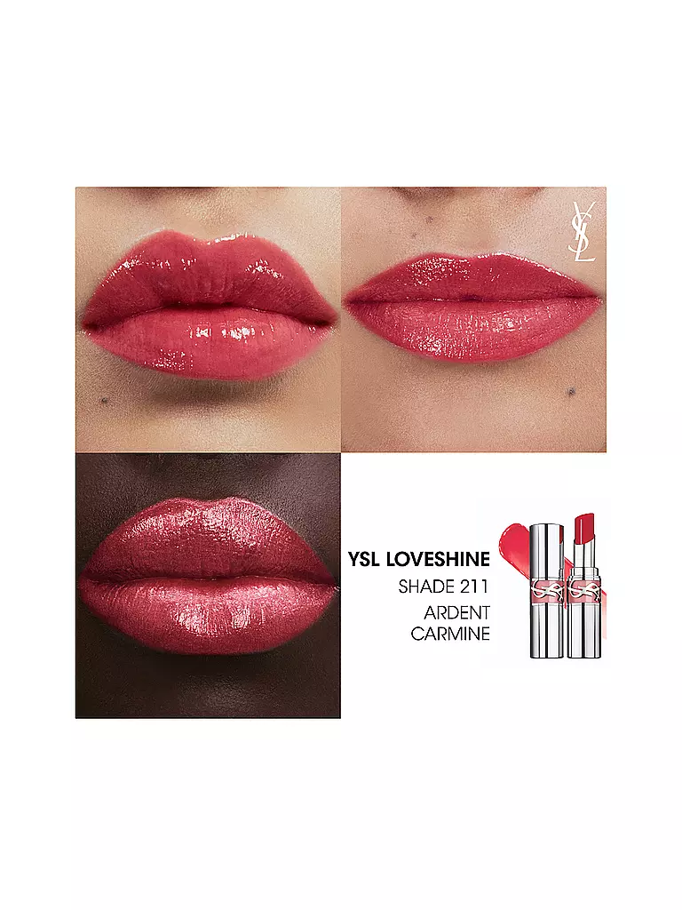 YVES SAINT LAURENT Loveshine Lippenstift 211 Ardent Carmine rot
